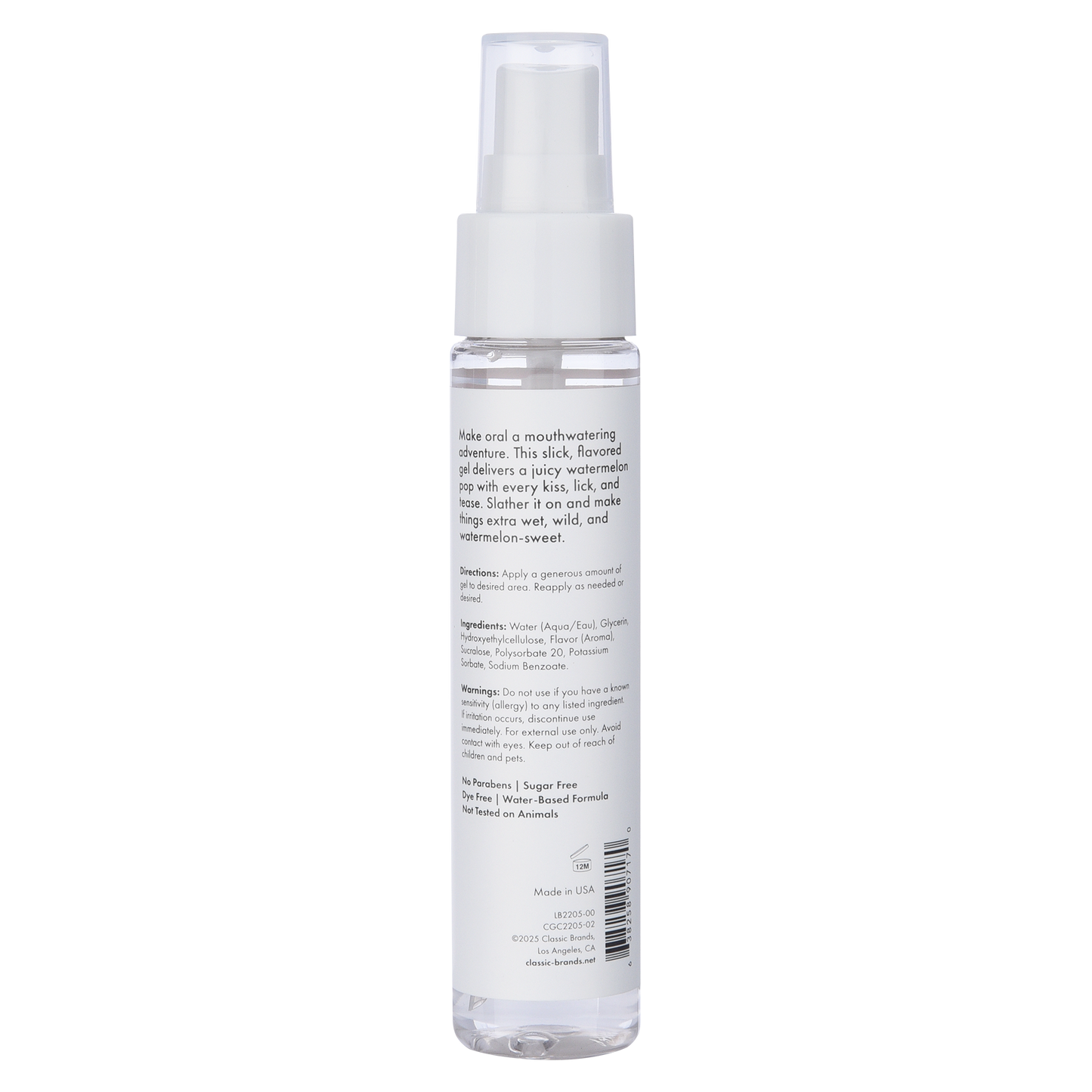 BLOW ME ORAL SEX GEL - WATERMELON - 2 floz | 30 mL